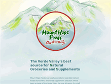 Tablet Screenshot of mounthopefoods.com